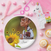 サンフラワーベテリアン紙プレート ペーパープレート (パーティー)