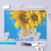 サンフラワーベビーエンジェルフローラティッシュペーパー 薄葉紙 (クラフト)