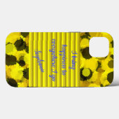 サンフラワーマルガリータカラーズハピネスことわざ Case-Mate iPhoneケース (裏面 (横))