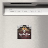 サンフラワーメイソンジャールウッドセーブザデートマグネット マグネット (インサイチュ (食洗機))