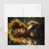 サンフラワーメイドデラックススタイル ポストカード (正面/裏面)