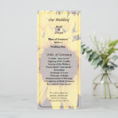 サンフラワーメダリオン結婚式 プログラム (スタンド正面)