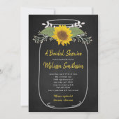 サンフラワーメ素朴イソンジャーブライダルシャワー招待状 招待状 (正面)