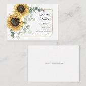 サンフラワーユーカリフローラ植物年救月日付 ノートカード (正面/裏面)