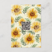 サンフラワーユーカリフローラ結婚植物学 エンクロージャーカード (裏面)