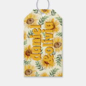サンフラワーユーカリフローラ結婚植物学 ギフトタグ (正面)