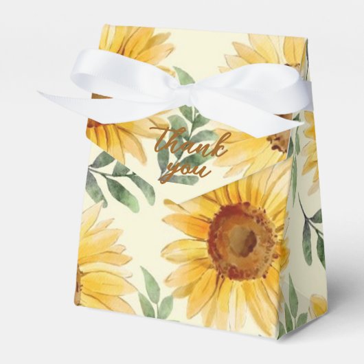 サンフラワーユーカリフローラ結婚植物学 フェイバーボックス (正面サイド)