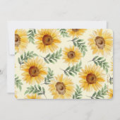 サンフラワーユーカリフローラ結婚植物学 招待状 (裏面)