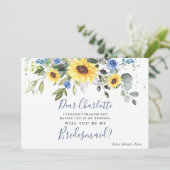サンフラワーユーカリプトゥスは私の花嫁になる 招待状 (スタンド正面)