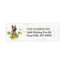 サンフラワーユーカリプトゥスカランテリア差出人住所 ラベル