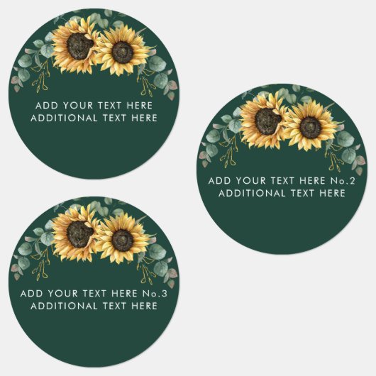 サンフラワーユーカリプトゥスグリーンリースクール先生 ラベル (グループ)