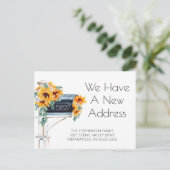 サンフラワーユーカリプトゥスメールボックス新しいアドレス 案内ポストカード (スタンド正面)