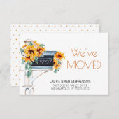 サンフラワーユーカリプトゥスメールボックス水の色を移動 (正面/裏面)