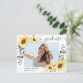 サンフラワーユーカリ写真卒業パーティー 案内ポストカード (スタンド正面)