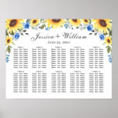 サンフラワーユーカリ10台座席表 ポスター (正面)