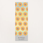 サンフラワーヨガインストラクター ヨガマット (正面)