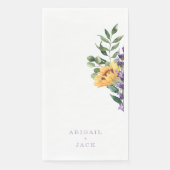 サンフラワーラベ結婚ンダーパーソナライズされたズ (正面)