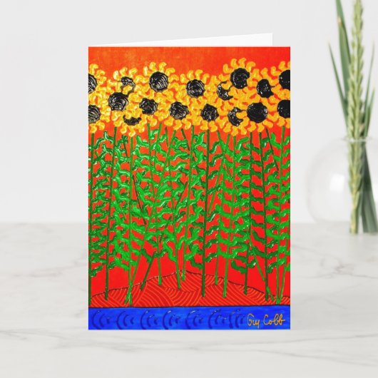 サンフラワーリバーブルース カード (正面)