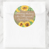 サンフラワーリースオンバーラップルックゲストハウス ラウンドシール (バッグ)