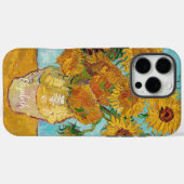 サンフラワーレッドオレンジイエローファンゴッホ Case-Mate iPhoneケース (裏面 (横))