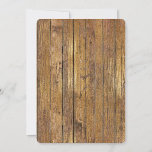 サンフラワーレースウッドリハーサルディナー招待状 招待状 (裏面)