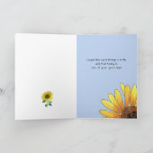 サンフラワー今日は？ カード (内部)