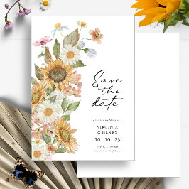 サンフラワー日付を保存 セーブザデート