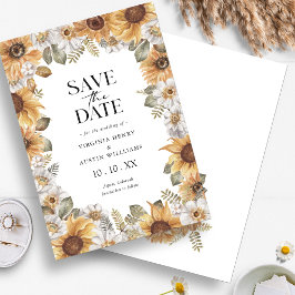 サンフラワー日付を保存 セーブザデート