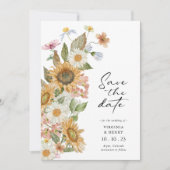 サンフラワー日付を保存 セーブザデート (正面)