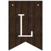 サンフラワー素朴カントリーバ結婚ーンズウェルカム バンティングフラッグ (第3の旗)