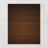 サンフラワー素朴ズバジェットブライダルシャワー招待 (裏面)