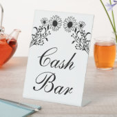 サンフラワー結婚ズキャッシュバー – フローラ素朴ー 台座サイン (インサイチュ)