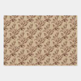 サンフラワー&離れ素朴ズコテージコア ラッピングペーパーシート