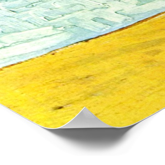 サンフラワーby Vincent Vanゴッホ、ポスト印象派p ポスター (角)