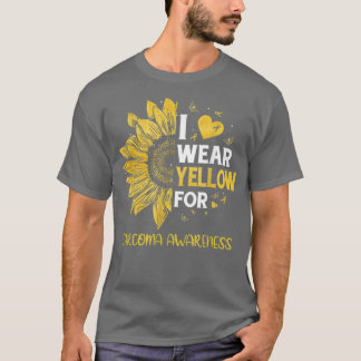 サンフラワーI衣服イエローリボン肉腫認識度 Tシャツ