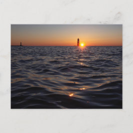 サンフランクフォートでダウン ポストカード