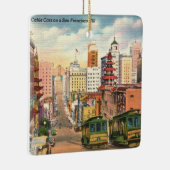 サンフランケーブルカー セラミックオーナメント (右)