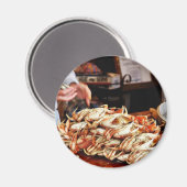 サンフランシスクのフィッシャーマンズワーフでダンジェンスカニ マグネット (正面/裏面)