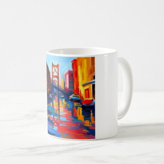 サンフランシスコおみやげ コーヒーマグカップ (正面右)