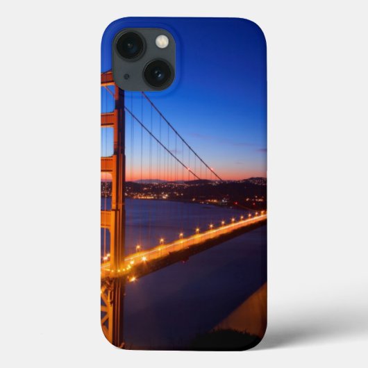 サンフランシスコおよびゴールデンゲートブリッジ上の夜明け Case-Mate iPhoneケース (裏面)