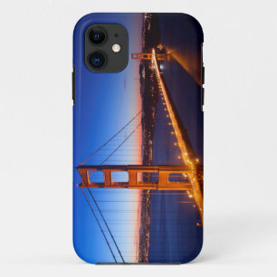 サンフランシスコおよびゴールデンゲートブリッジ上の夜明け iPhone 11 ケース