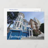 サンフランシスコからのご挨拶ポストカード ポストカード (正面/裏面)