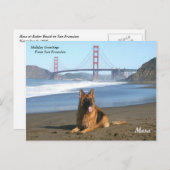 サンフランシスコからの休日の挨拶 シーズンポストカード (正面/裏面)