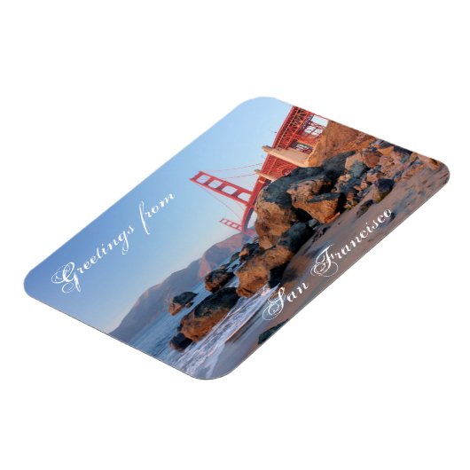 サンフランシスコからの挨拶 マグネット (左側)