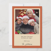 サンフランシスコから愛のクリスマスとカスタム共に カード (裏面)