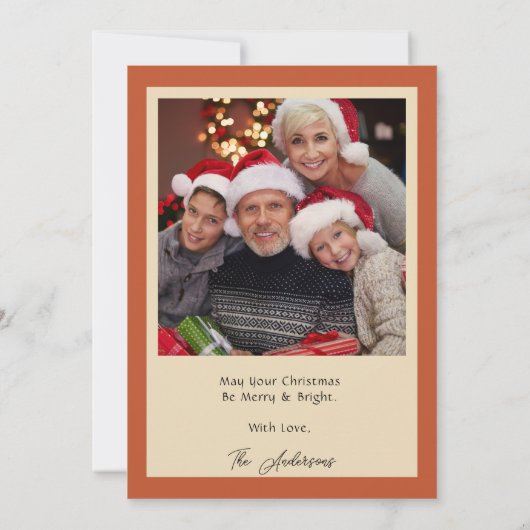 サンフランシスコから愛のクリスマスとカスタム共に カード (裏面)