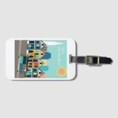 サンフランシスコかわいらしアート ラゲッジタグ (正面横)