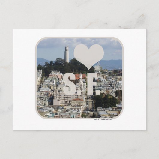 サンフランシスコが大好き ポストカード (正面)