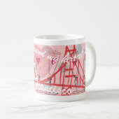 サンフランシスコでハートを見つけた コーヒーマグカップ (正面右)