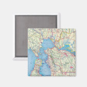 サンフランシスコとその周辺 マグネット (正面/裏面)